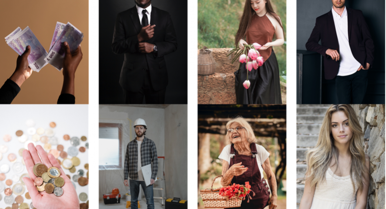 Les groupes sociaux sont de plus ou moins haut versus bas statut social, par exemple les riches versus les pauvres, les cadres versus les ouvriers, les jeunes versus les âgés, les hommes versus les femmes.